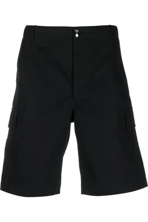 Kenzo Logo-patch cotton Bermuda shorts