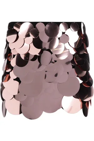 The Attico Sequin-embellished mini skirt