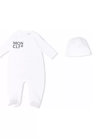 Moncler Pajamas - Chest logo-print pajama - White