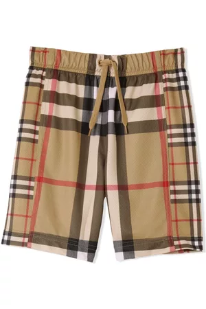 Burberry Shorts - Vintage-check print shorts - Brown