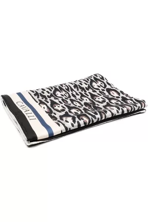 Roberto Cavalli Men Swimwear - Leopard-print beach towel - 05164