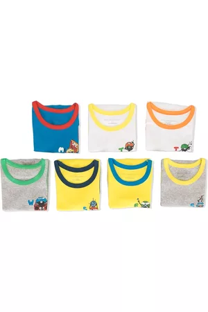 Stella McCartney Week day print shirts vests - Multicolour