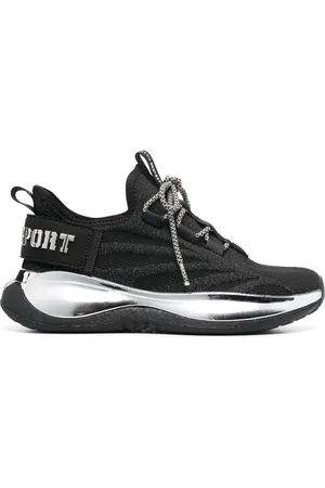 Philipp Plein Metallic-logo sneakers