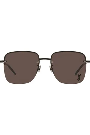 Saint Laurent Monogram square rimless sunglasses