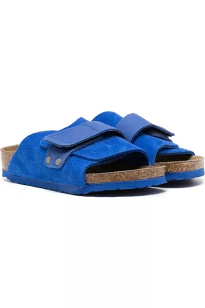 Birkenstock Touch-strap leather sandals - Brown