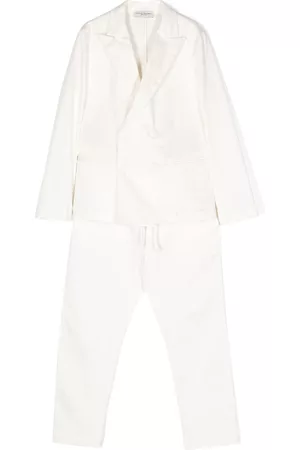 Paolo Pecora Two-piece cotton suit - White