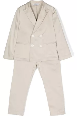 Paolo Pecora Two-piece cotton suit - Neutrals