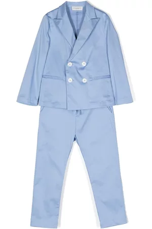 Paolo Pecora Loungewear - Two-piece cotton suit - Blue