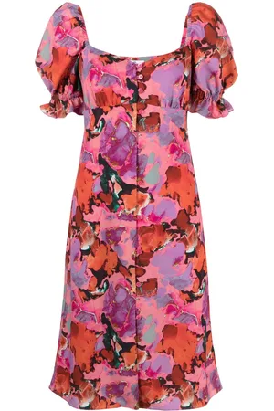 Paul Smith Floral-print balloon sleeves dress