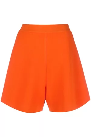 Stella McCartney High waist shorts - Orange