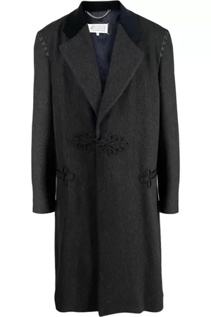 Maison Margiela Single-breasted wool coat - Grey
