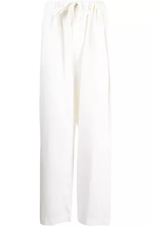 Maison Margiela Wide-leg silk trousers - 101