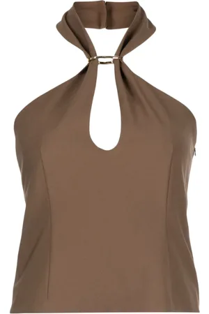 REJINA PYO Tilda halterneck top