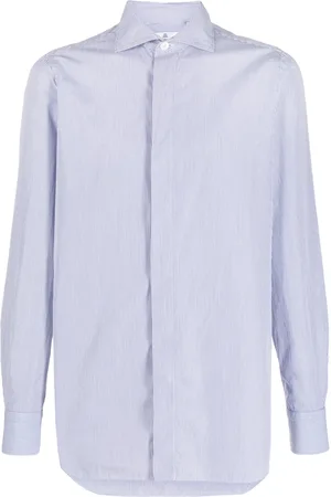 Finamore Long-sleeve cotton shirt