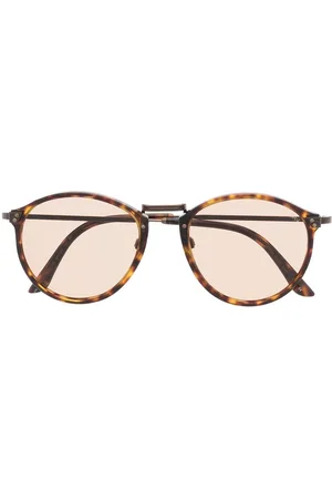 Giorgio Armani Tortoiseshell round-frame sunglasses