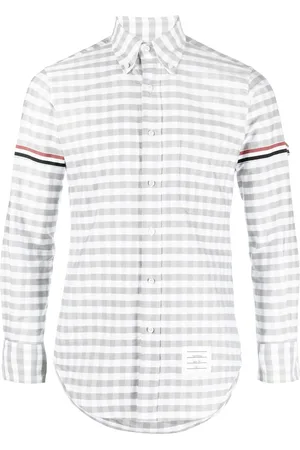 Thom Browne RWB gingham Oxford shirt