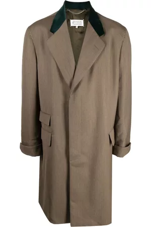 Maison Margiela Men Coats - Work-In-Progress wool coat - Brown