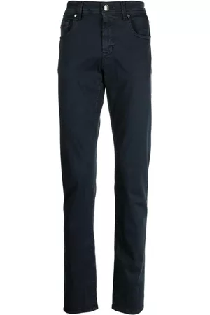 sartoria tramarossa Gabardine slim-fit jeans - Blue