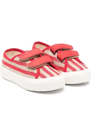 PèPè Linen touch-strap trainers