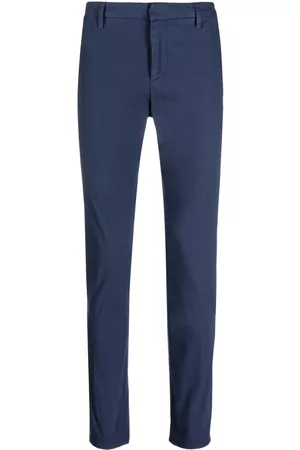 Dondup Men Chinos - Slim-fit chino trousers - Blue