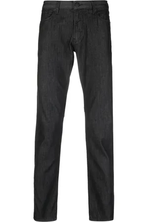 Emporio Armani Mid-rise slim-fit jeans