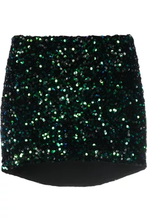 Styland Sequin mini skirt - Green