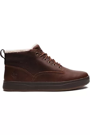 Timberland Men Lace-up Boots - Davis Square Chukka boots - Brown