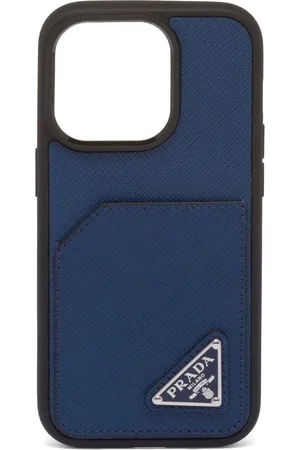 Prada Men's Leather Smartphone Case