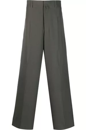 AMBUSH Men Formal Pants - Tailored wide-leg trousers - Grey