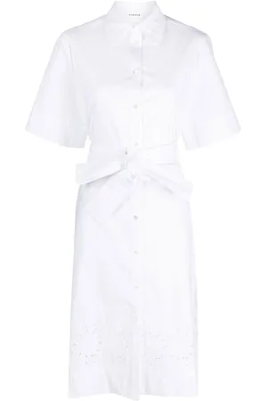 P.A.R.O.S.H. Floral-lace shirt dress