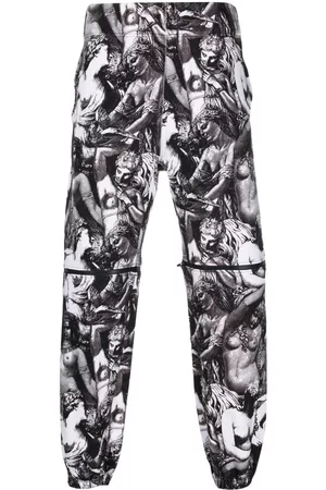 UNDERCOVER Men Sweatpants - Graphic-print track pants - White