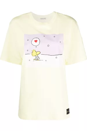 Moncler Women Short Sleeved T-Shirts - X Peanuts short-sleeve T-shirt - Yellow