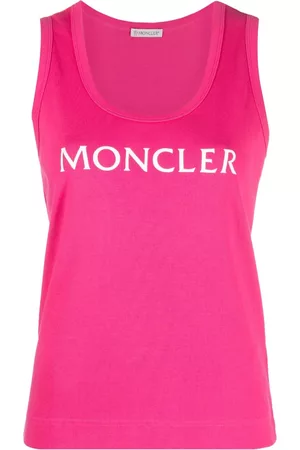Moncler Logo-print tank top - Pink