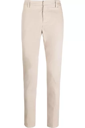 Dondup Slim-fit cotton chino trousers - Brown