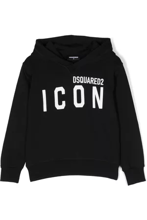 Dsquared2 Logo-print cotton hoodie - Black