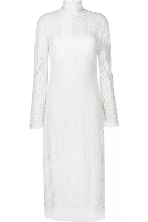 GALVAN Borghese backless dress - White