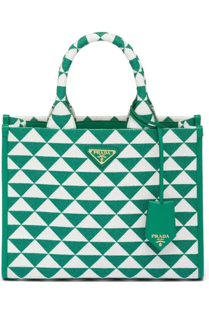 Prada Small Symbole embroidered tote bag