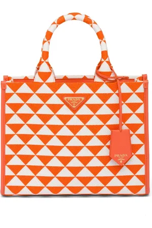 Prada Small Symbole embroidered tote bag
