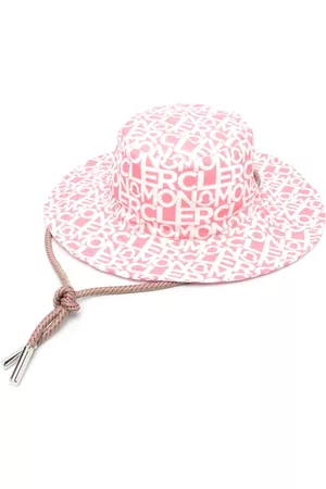 Moncler Women Hats - Logo-print sun hat - Pink