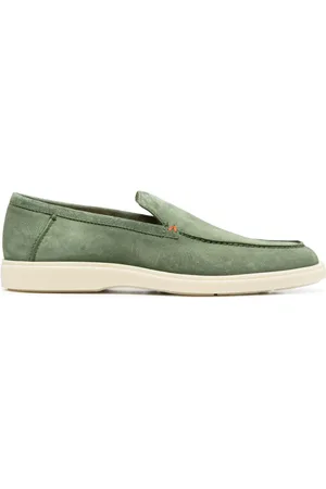 santoni Almond-toe loafers