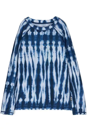 Molo Tie-dye print swim top - Blue
