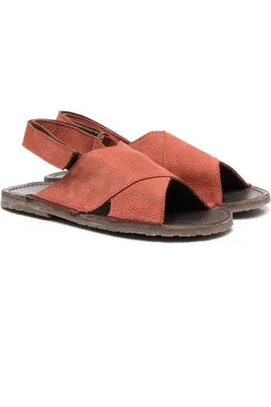 PèPè Crossover suede sandals