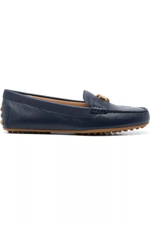 Ralph Lauren Barnsbury leather loafers - Blue