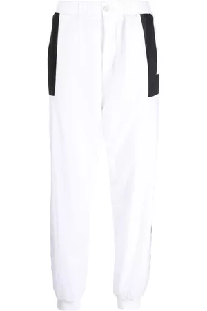 HUGO BOSS Men Sweatpants - Panelled-design track pants - White