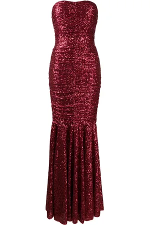 Dolce & Gabbana Sequin-embellished draped gown