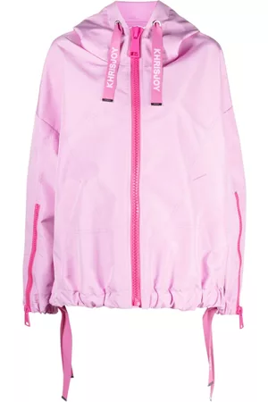 Khrisjoy Cloud Ruched Windbreaker Jacket - Blue