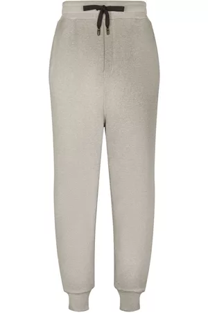 Dolce & Gabbana Men Sweatpants - Crest-print track pants - Grey