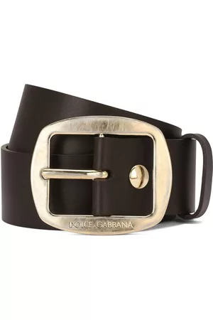 Dolce & Gabbana Leather buckle belt - Brown
