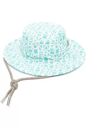 Moncler Logo-print sun hat - Green