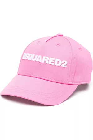 Dsquared2 Boys Caps - Logo-embroidered baseball cap - Pink
